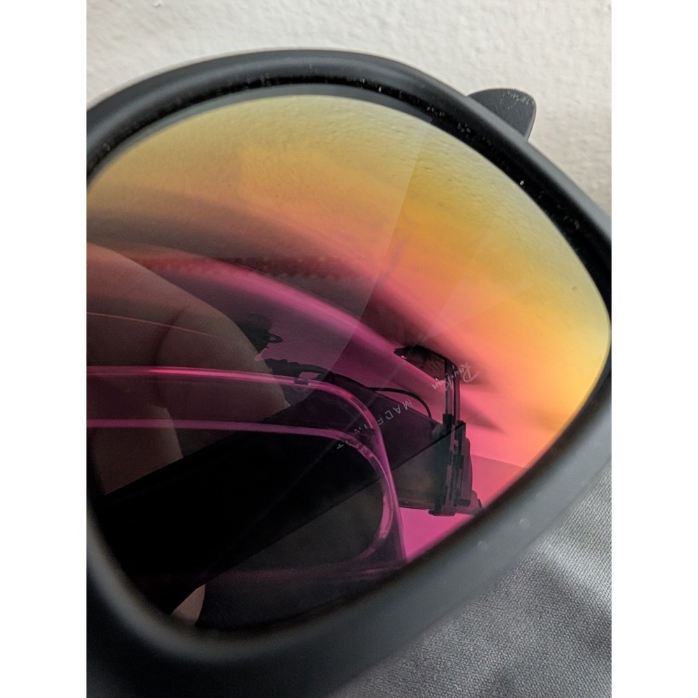 Ray-Ban RB4165 Justin Sunglasses Mens 54-16-145 Orange Mirrored Square 622/6Q - Picture 12 of 12
